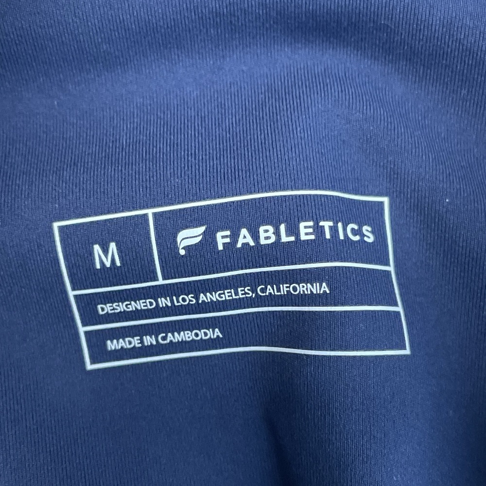 Fabletics Women's Leggings Leggings Size M Navy a1752 - Picture 4 of 7